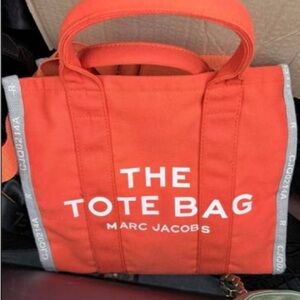 Marc Jacobs Vibrant Orange Tote Bag